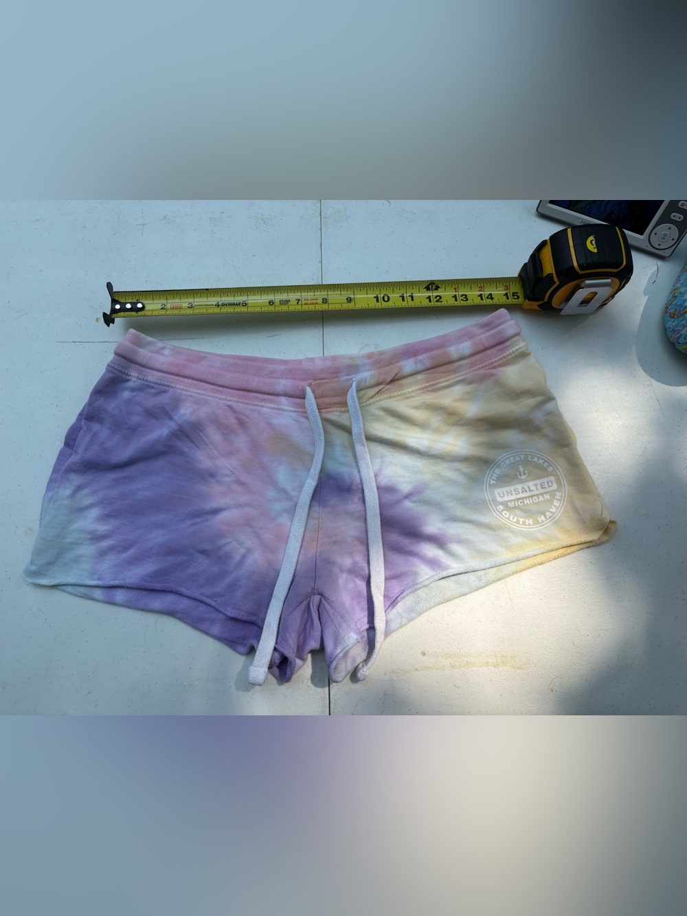Michigan Tye Dye Great Lakes Mini Shorts